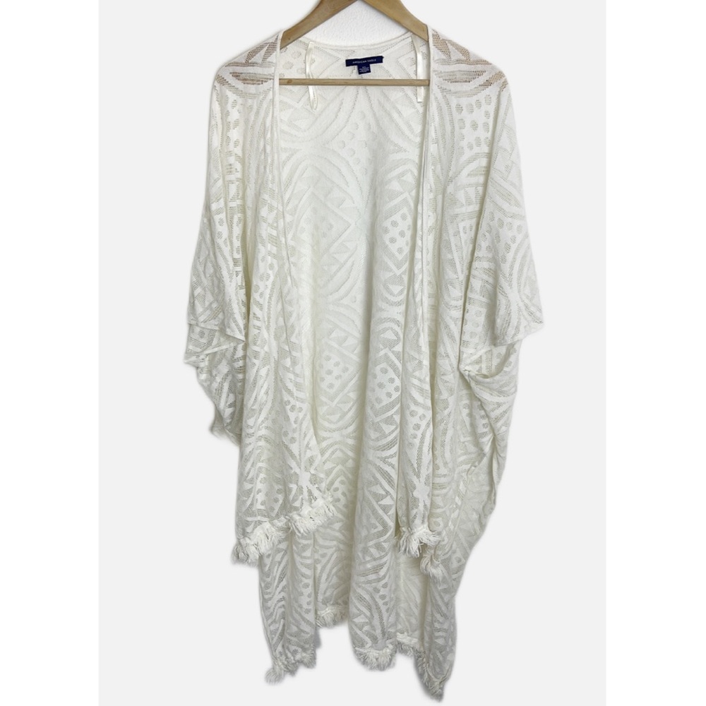 American Eagle Boho lace kimono OS